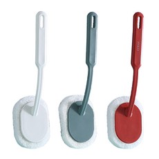 1+1 욕실 청소 스펀지 핸드 브러쉬, 2개, 빨간색