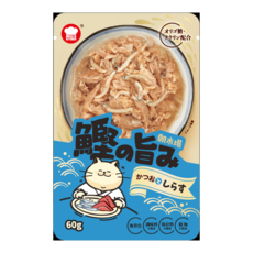 HELL'S KITCHEN 鰹の旨み 貓餐包 60g (鰹魚口味), 24個, 鰹+吻仔魚