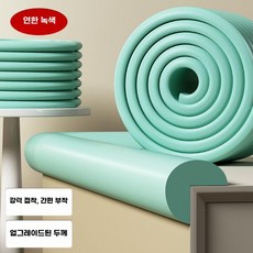침대 틈새 막이 모서리용 스펀지 벽가드, 6m, L 타입 - 라이트 그린
