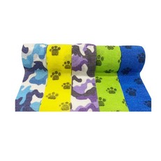 【勤達】高彈力自黏繃帶-彩色運動繃帶/護指繃帶2吋/5碼-L2-L26, 1個, 不挑色隨機出貨