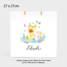 韓國大創 小熊維尼系列正版授權居家生活百貨, 1個, 禮物袋 筆畵風, 1