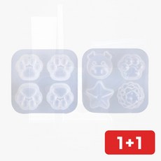 실리콘 몰드 발바닥 DIY 미니 공예 틀 캔들 석고 비누, 상세페이지 참조