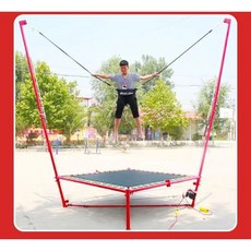 대형 트램폴린 번지점프 놀이공원 키즈카페, 3. 전동직각스프링 접이형 도톰