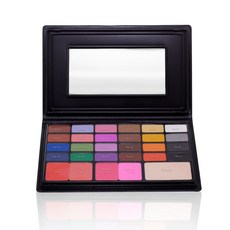 JEN’EN眼影腮紅組，多功能彩妝盤，色彩豐富，持久顯色，方便攜帶, 1個, 眼影腮紅組