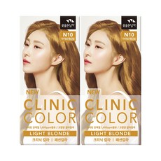 꽃을든남자 크리닉 컬러 염색약, 2개, 아주 밝은황금빛