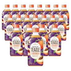 웅진 티즐제로 피치얼그레이500ml 20입, 500ml, 1세트