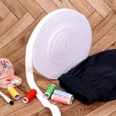 고무밴드 2cm 40m 흰색 대형