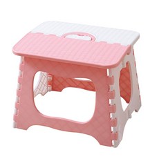 다나몰 어린이집 유치원 다용도 접이식 휴대용 폴딩 의자 피크닉 경량 간이, 소형, 핑크