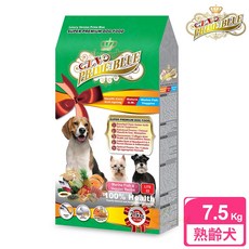 CLVO PRIME BLUE 熟齡犬配方, 1個, 7.5kg, 海魚蔬果