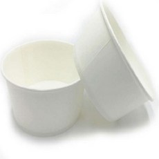 일회용 종이 분식용기 간식용기 520ml 10EA 일회용그릇 컵밥용기