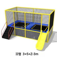 야외 대형 트렘폴리 트램펄린 설치 점핑 방방이 특수체육 안전망, II형 35Z-3m, 1개