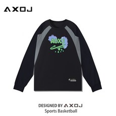 【】美式投籃服健身訓練長袖圓領拼色秋季運動服休閒百搭透氣跑步t恤春秋打底袖子運動袖子排汗衫