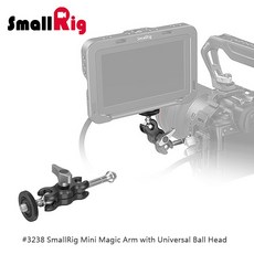 三重 SmallRig 3238 通用 迷你 小球頭 魔術手 1/4螺絲, 1個