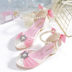 DIU 新款女童涼鞋夏季小女孩防滑包頭中大童鞋兒童學生水晶公主鞋