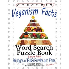 Circle It Veganism Facts Word Search Puzzle Book Paperback, Lowry Global Media LLC