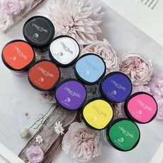 Ostar Nails 美甲3D雕花粉 10色套組 10ml 水晶粉, 1個, 10ml10色一套雕花粉, 10色一套雕花粉