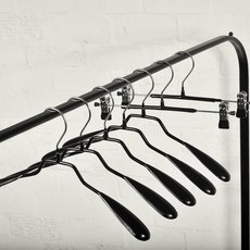 실리콘코팅 옷걸이, 바지걸이, 100개