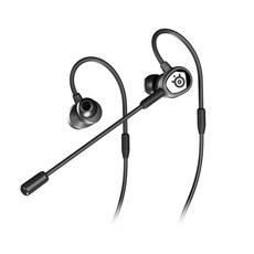 스틸시리즈 TUSQ 듀얼 마이크로폰 게이밍 이어폰 3.5mm, 블랙