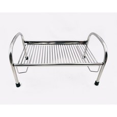 台灣製造 不鏽鋼平台架 下方空間可利用 碗架 杯架 廚房架 碗盤架 置物架 304不銹鋼置物架 盤架 瀝水架 廚房收納, 1個, 小款40公分長,平台架無集水盤