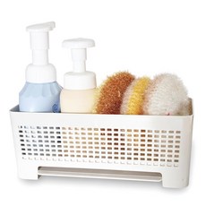 캄핏 물빠짐 세제 받침대 수세미 거치대, 1개, 베이지