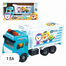 바니랜드 뽀로로 힘센 택배차 완구, 혼합색상, 1개