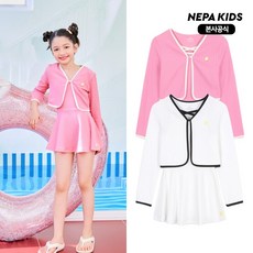 네파키즈 프리미엄 래시가드 상의 + 원피스 세트