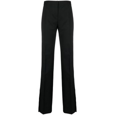 오프화이트 스플릿 헴 테일러드 팬츠