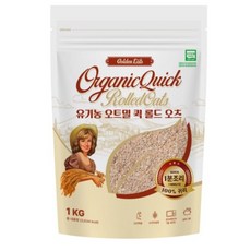 골든잇츠 유기농 퀵 오트밀, 1kg, 2개