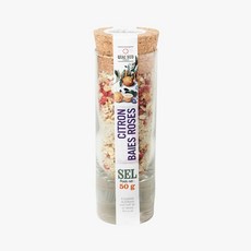 프랑스 ‎사우스키 Quai Sud Salt Lemon-Bays Roses 레몬 핑크 베리 솔트 50g, 1개