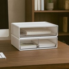 히키스 모듈형 데스크 오거나이저 서랍 책상 문구 사무용품 정리함 DO140+동아상사Shop, 1칸