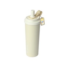 樂扣樂扣 SUSU 不鏽鋼吸管杯 750ml 316不鏽鋼 防漏 大容量 安全無毒, 茉莉黃送吸管刷, 1個