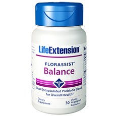 LIFE EXTENSION Florassist平衡益生菌液態素食膠囊, 30顆, 1罐