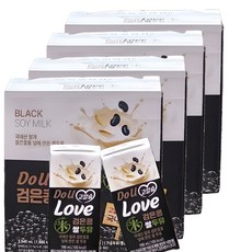 빙그레 고칼슘 검은콩 쌀 두유, 190ml, 64개