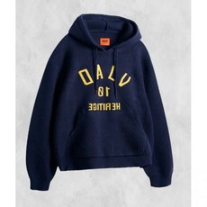 디미트리블랙 VLAD 아플리케 로고 니트 후드 티셔츠_네이비 251427