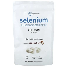 프리미엄상품 Micro Ingredients 셀레늄 200mcg 소프트젤 500정 끝내주게잘나가는상품, MicroIngredients셀레늄200mcg소프트젤5