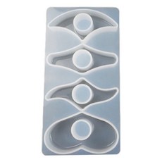 수제 엄지 북마크 크리스탈 에폭시 수지 금형 책 페이지 홀더 실리콘 금형 DIY 공예 독서 액세서리 주조 X4