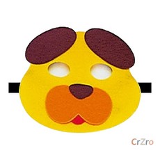청양 강아지 가면띠 1개입 애견 역할놀이 코스프레 파티용품 강아지 변장 소품 사진