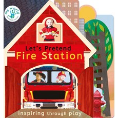 Let's Pretend Fire Station Board Books, Tiger Tales