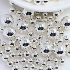 실버볼(은구슬) 골드볼(금구슬) / 순은볼 -(3mm 4mm 5mm 6mm 8mm), 1개, 실버볼 4mm