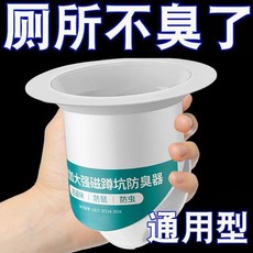 廁所蹲便防臭器家用老式蹲坑便池堵孔塞衛生間下水管防返除臭神器, 通用加厚 防蟲防反臭 質量升級,手動閉合:常規防臭 1個裝 品質保障