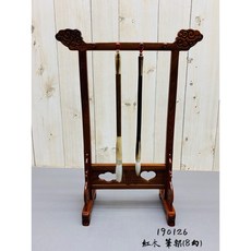 正大筆莊 紅木筆架 書法必備文房百寶毛筆收納, 1個