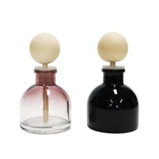 우드볼 벨라인 세트 디퓨저 만들기 재료, 1개, 50ml, 유광블랙