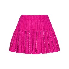 발렌티노 가라바니 시퀸 장식 니트 미니 스커트