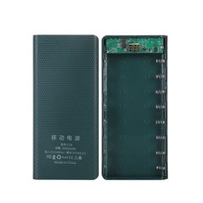배터리 홀더 헤드셋 초고속 20000mAh 없음 충전 아이폰용 25W 파워 박스 쉘 0 스토리지 박스 보조베터리 케이스 9V 8x1865, 2)Green 5V 8x18650