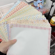 拼豆烘培布哑光包边柔软透光140g助烫片diy手工耐高烫拼豆熨烫纸, 不包边小号15*10