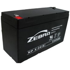 ZEBRA斑馬 NP4-24 24V4Ah 鉛酸電池 消防受信總機/廣播主機專用 萬池王電池專賣, 1個, 1個