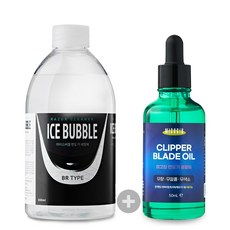 미고집 면도기 바리깡 윤활유 전 브랜드 호환, 미고집 면도기 윤활유 50ml, + 면도기세정액 500ml BR타입(브라운 호환)