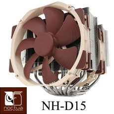 Noctua NH-D15 雙塔雙扇六導管靜音CPU散熱器, 1個