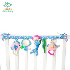 Happy Monkey 嬰兒床掛, 1個, 海洋款（美人魚）