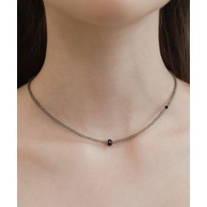 매장정품 타티아나 TATIANA 실버925 그레이 스케일 비즈 목걸이 NZ2447 5006408451 164832